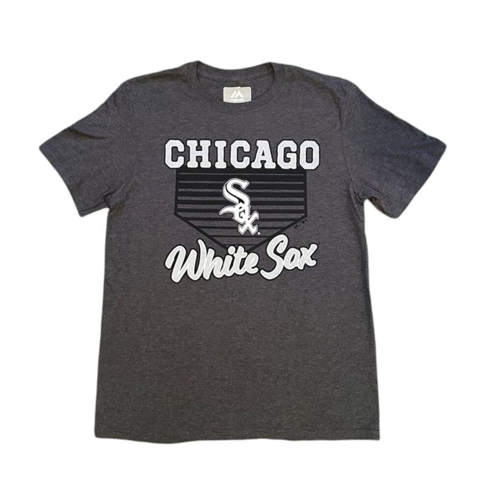 MLB Chicago White Sox Diamond Men's T-Shirt in Charcoal Grey, XL